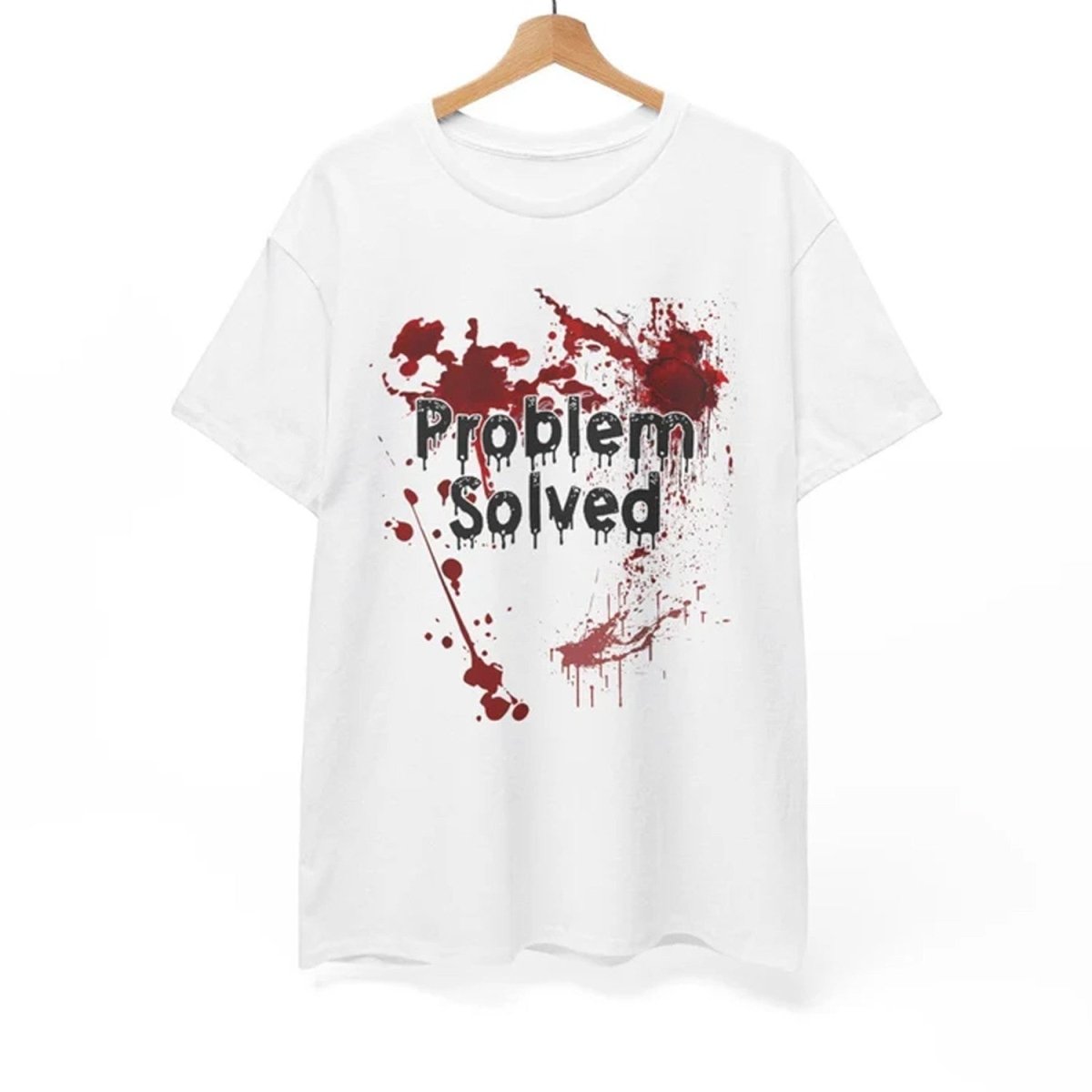 Premium Halloween 2025 Problem Solved T-Shirt - dcprintify