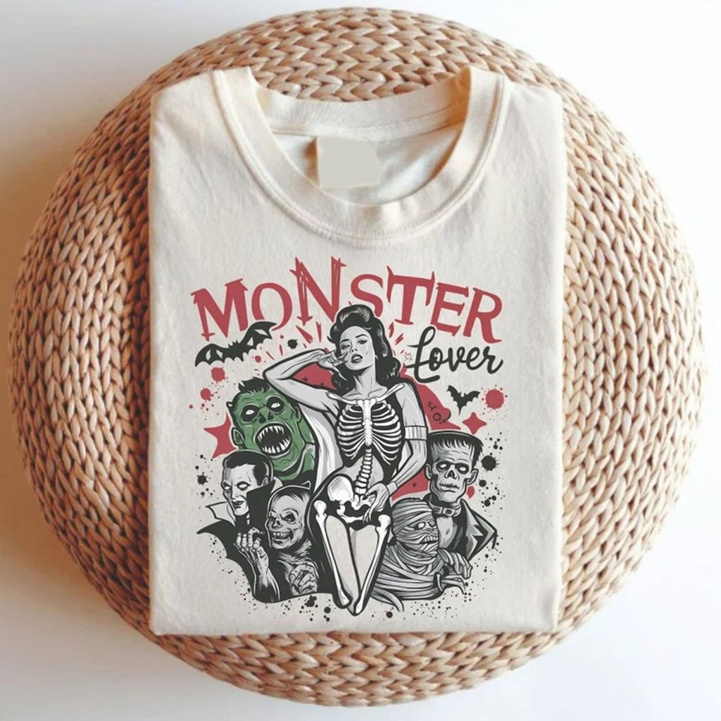 Premium Halloween 2025 Monster lover T-Shirt - dcprintify