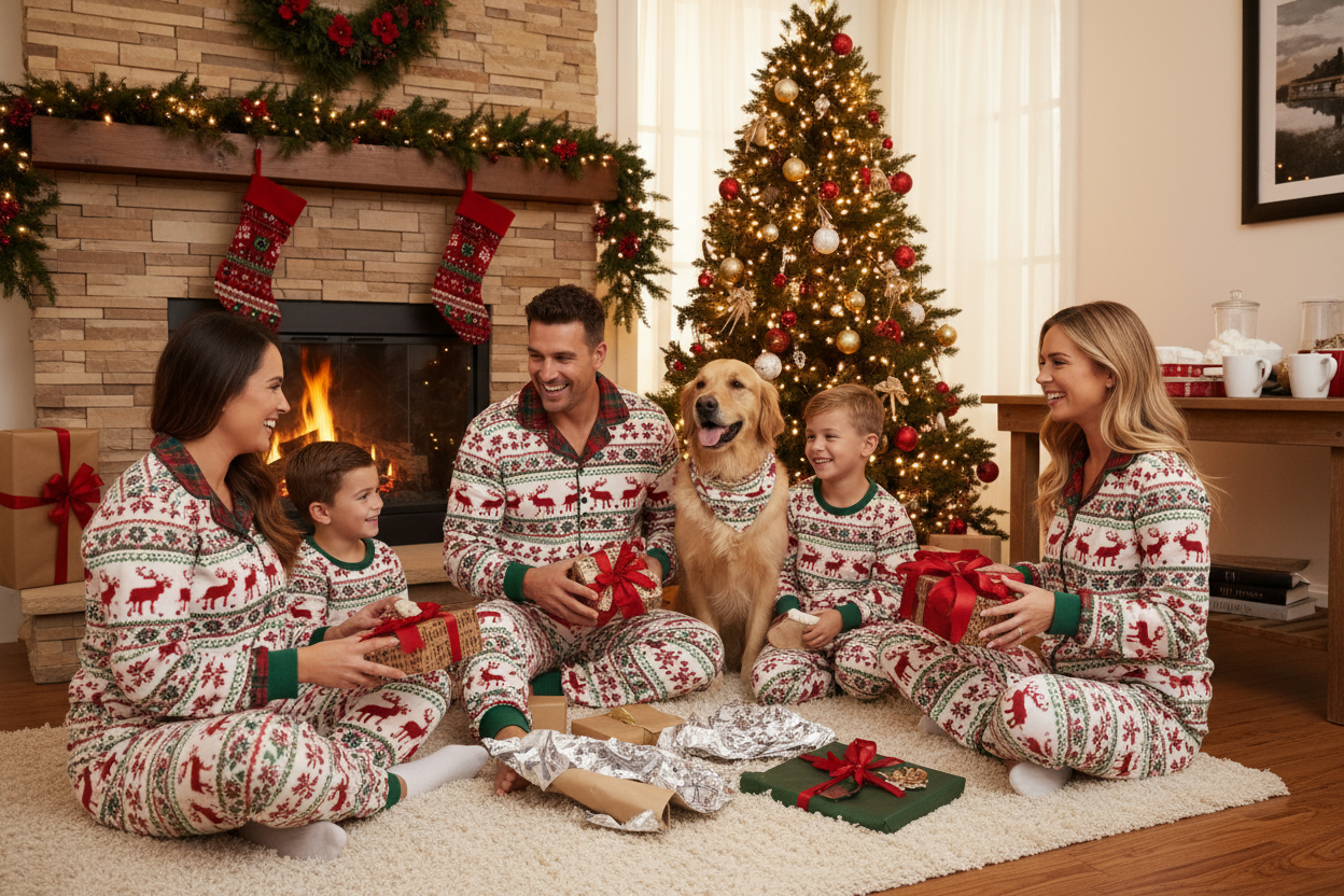 pajamas for family christmas